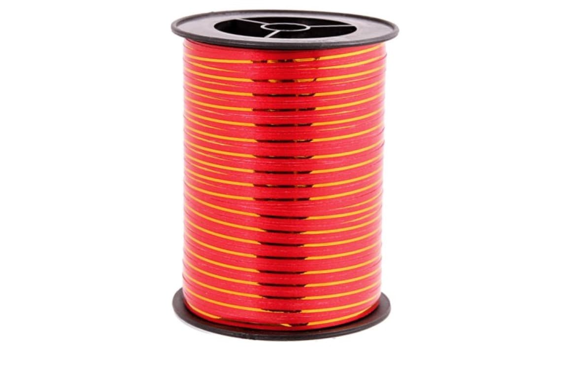 Wstążka Plastikowa ZP 5mm/225m czerwona