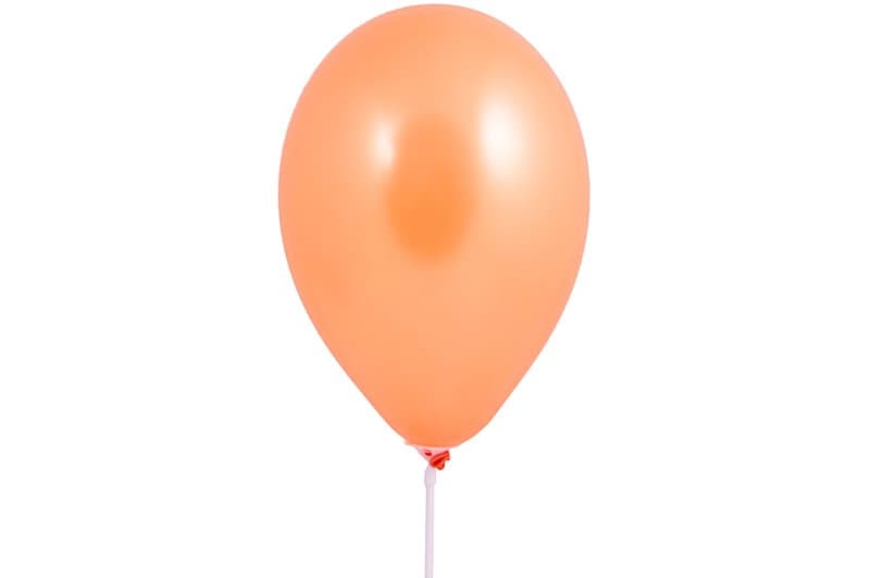 Balony metaliczne 10 cali, 100szt. pomarańczowe