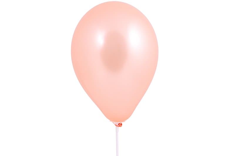 Balony metaliczne 10 cali, 100szt. łososiowe