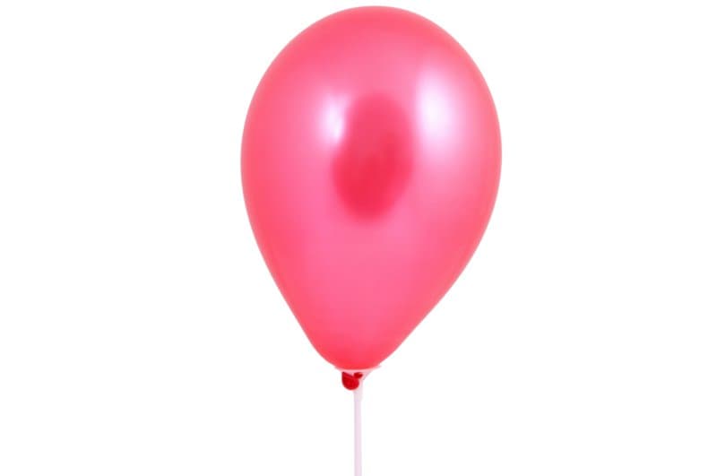 Balony metaliczne 10 cali, 100szt. czerwone