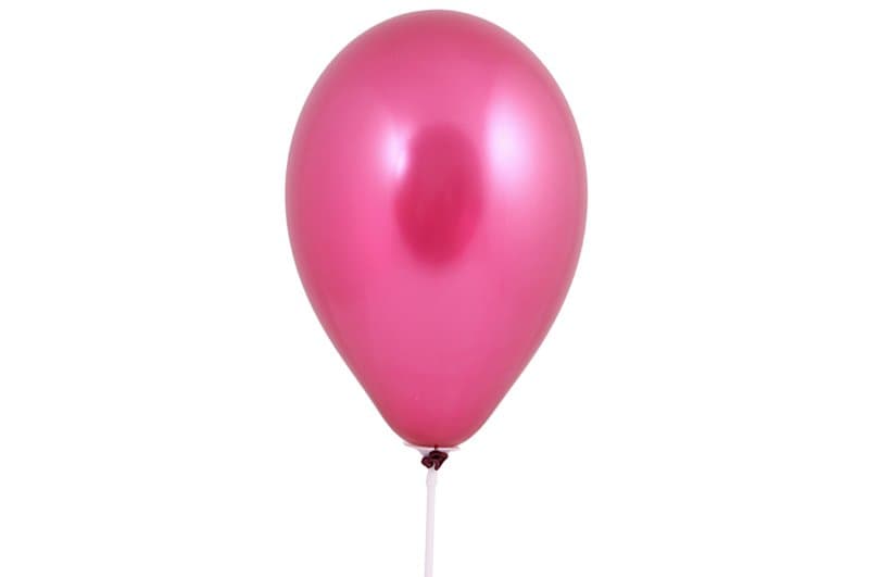 Balony metaliczne 10 cali, 100szt. bordowe