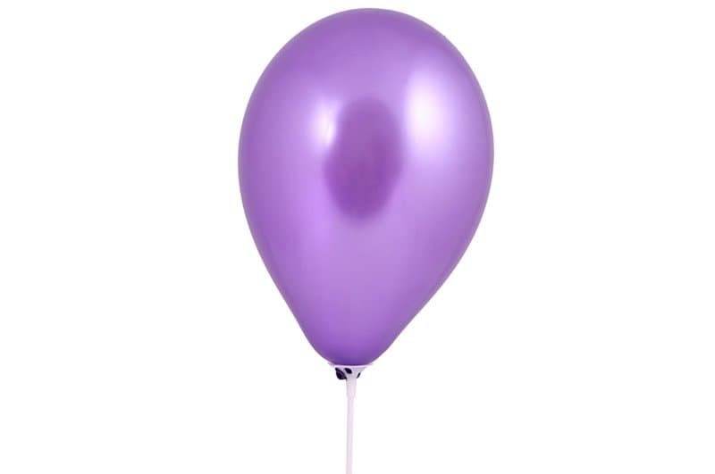 Balony metaliczne 10 cali, 100szt. fioletowe