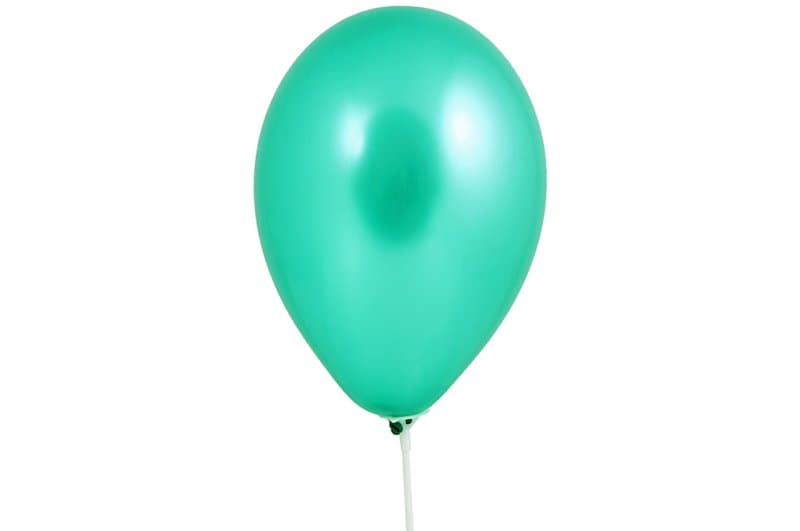 Balony metaliczne 10 cali, 100szt. zielone
