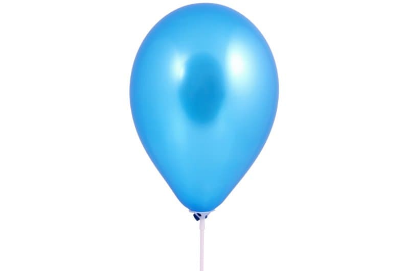 Balony metaliczne 10 cali, 100szt. niebieskie