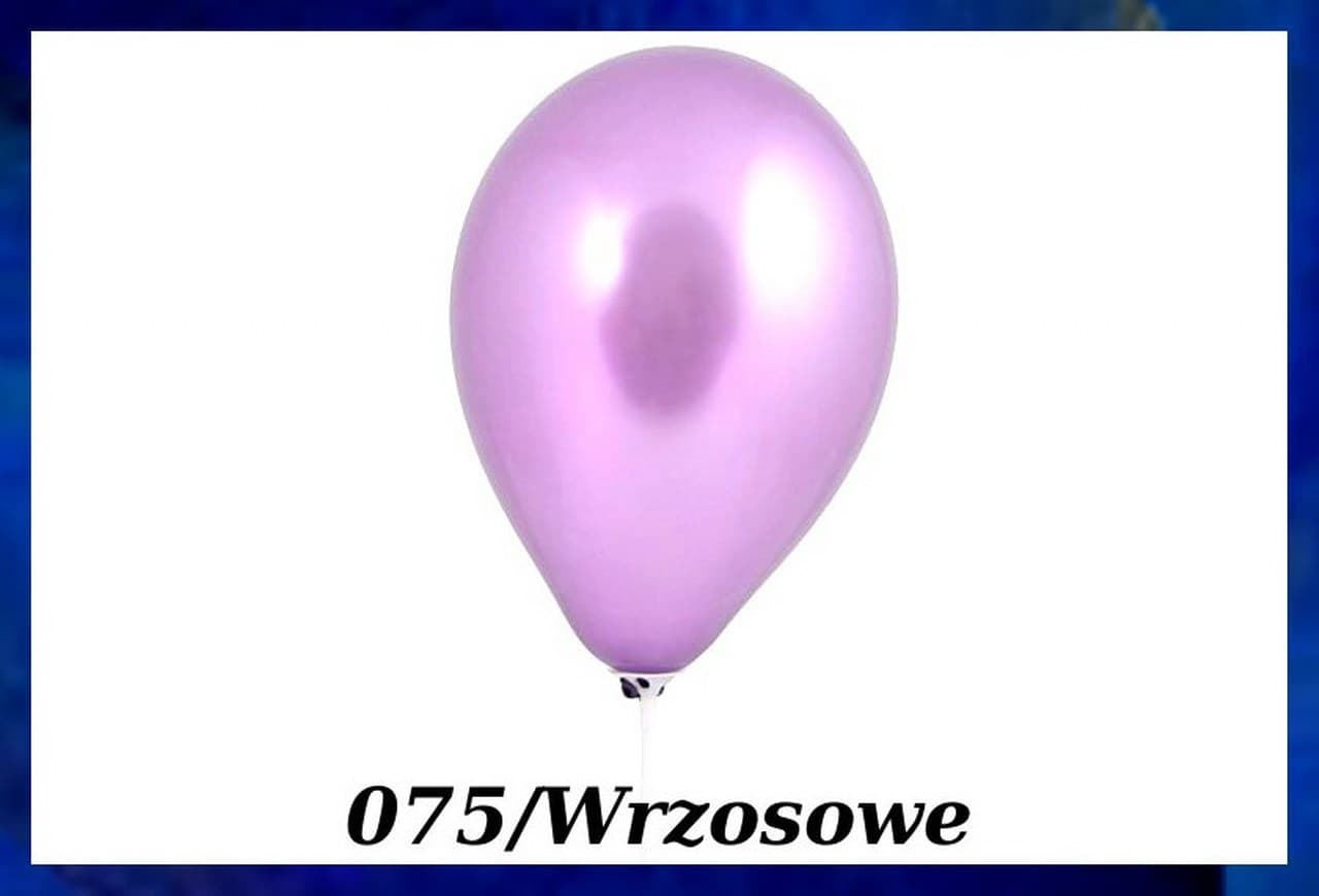 Balony metaliczne 10 cali, 100szt. wrzosowe