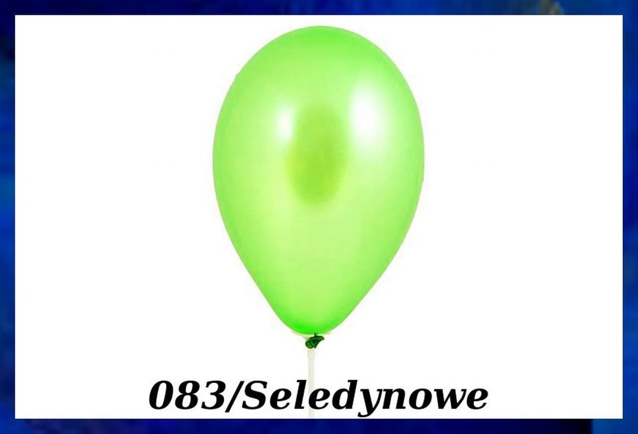 Balony metaliczne 10 cali, 100szt. seledynowe