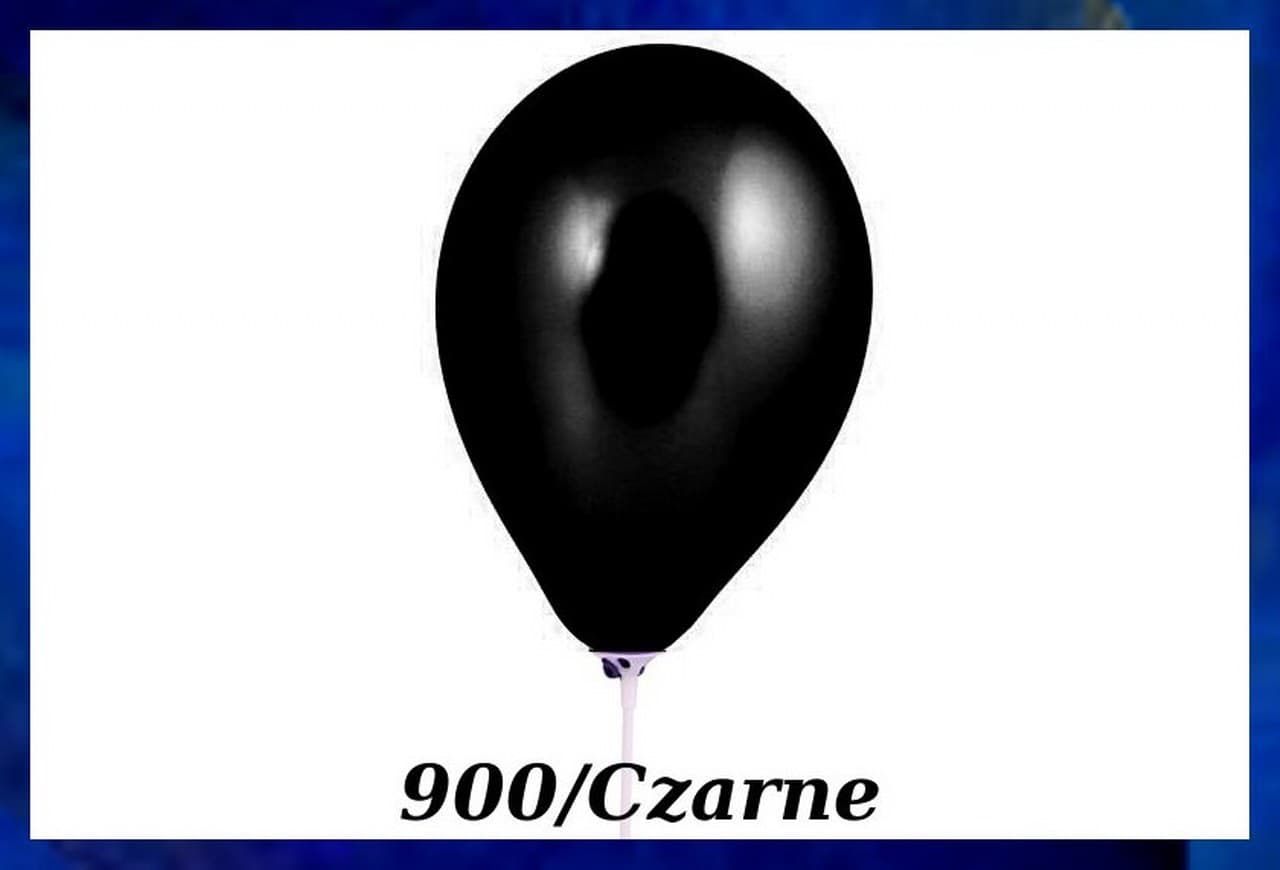 Balony metaliczne 10 cali, 100szt. czarne