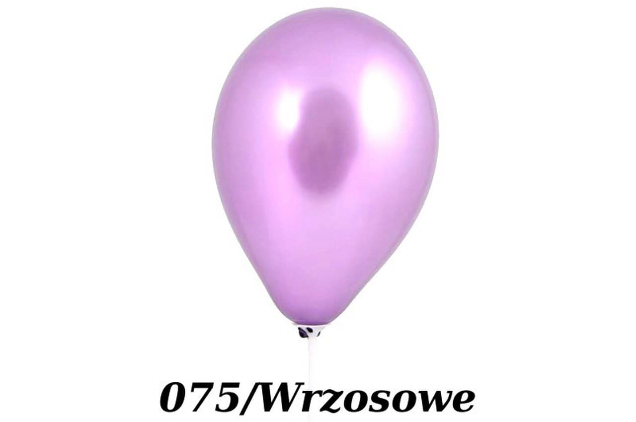 Balony metaliczne 12 cali, 100szt. wrzosowe