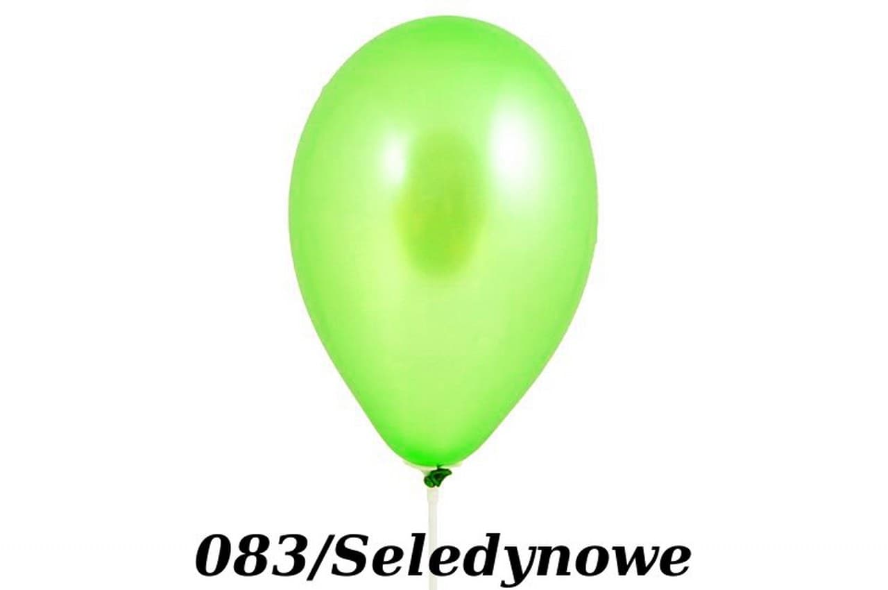 Balony metaliczne 12 cali, 100szt. seledynowe