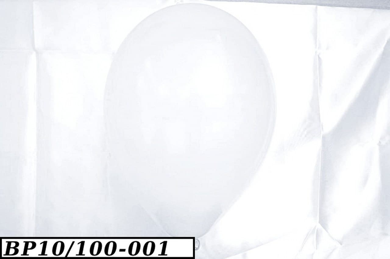 Balony pastelowe 10 cali, 100szt. białe