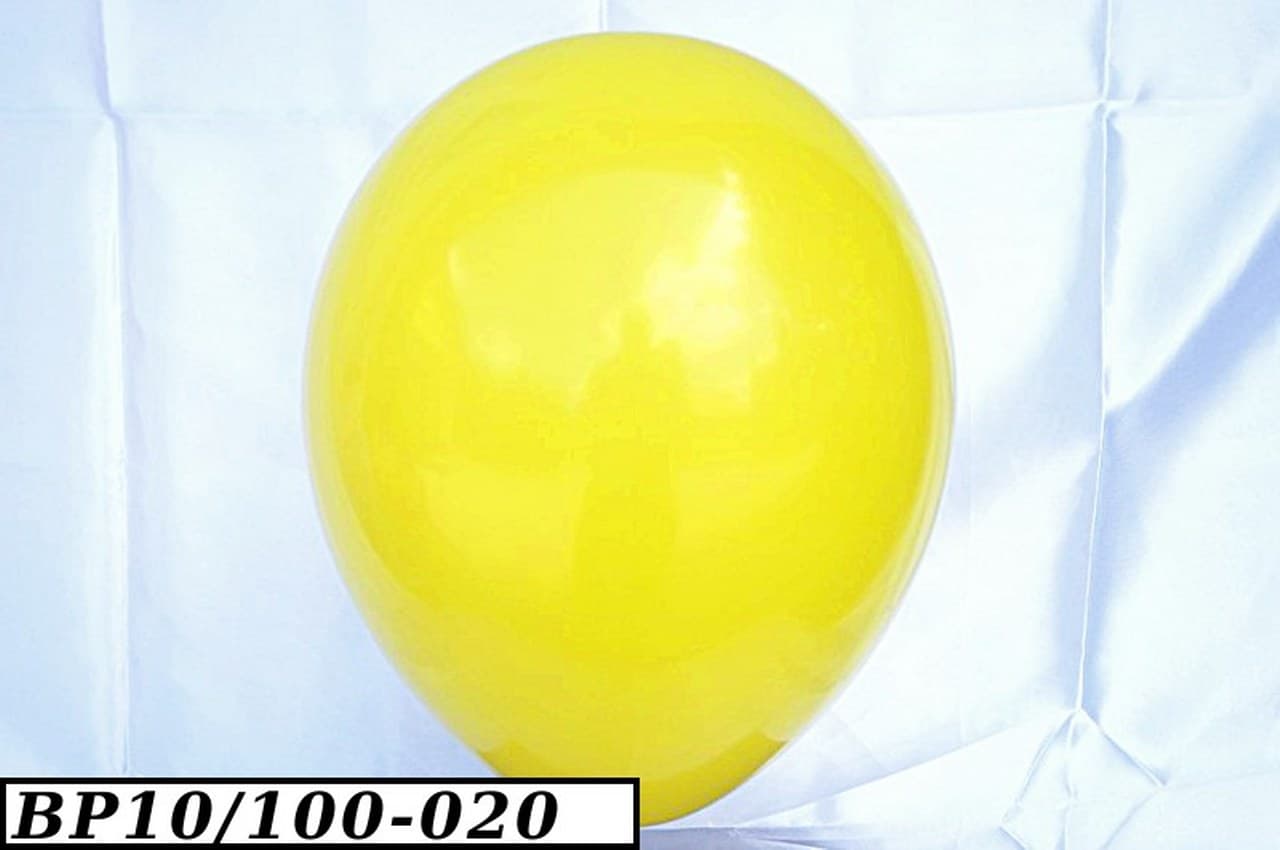 Balony pastelowe 10 cali, 100szt. żółte