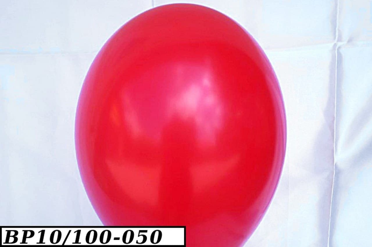 Balony pastelowe 10 cali, 100szt. czerwone