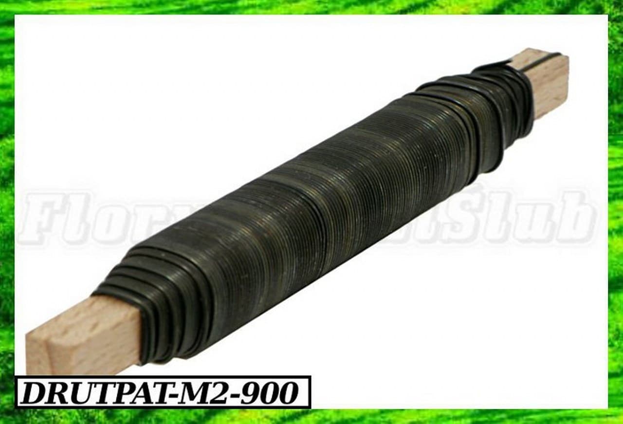 Drut florystyczny stalowy 0,7mm/100g czarny
