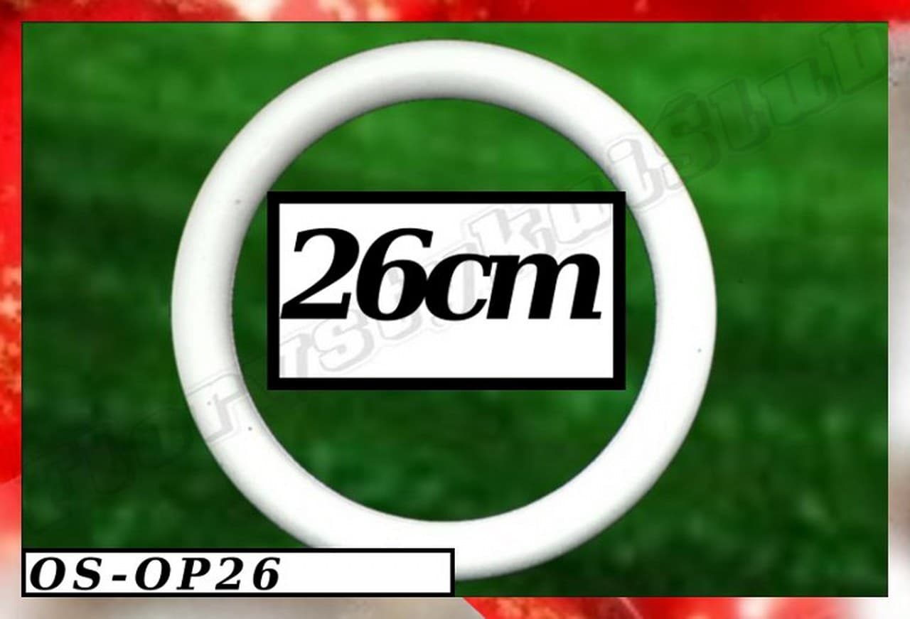 Oponka styropianowa gruba, śr. 26cm