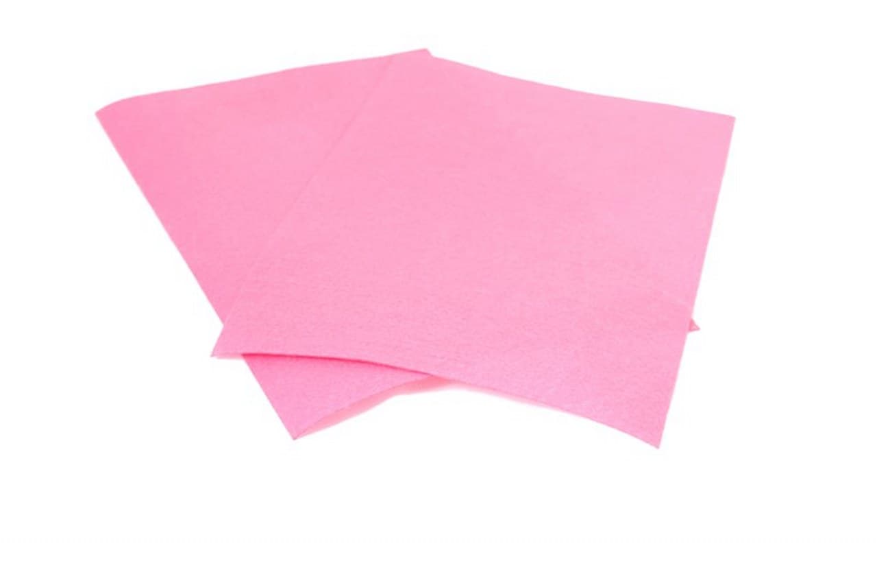 Filc dekoracyjny grubość 1,5mm 20x30cm, ciemny róż