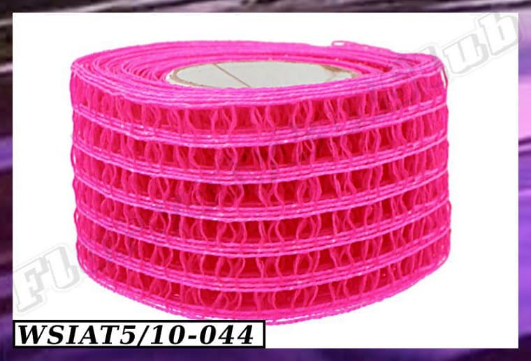 Wstążka siatkowa 5cm/10mb amarantowa