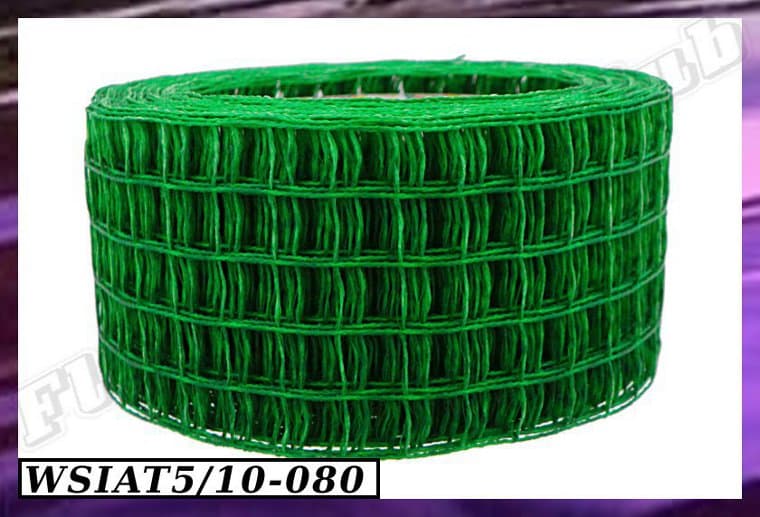 Wstążka siatkowa 5cm/10mb zielona