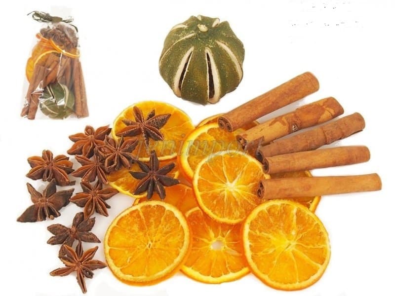 Pachnący suszony MIX owoców, 80g/op.