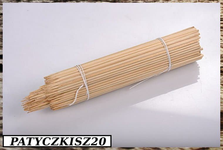 Patyczki szaszłykowe śr.3mm/20cm/200szt