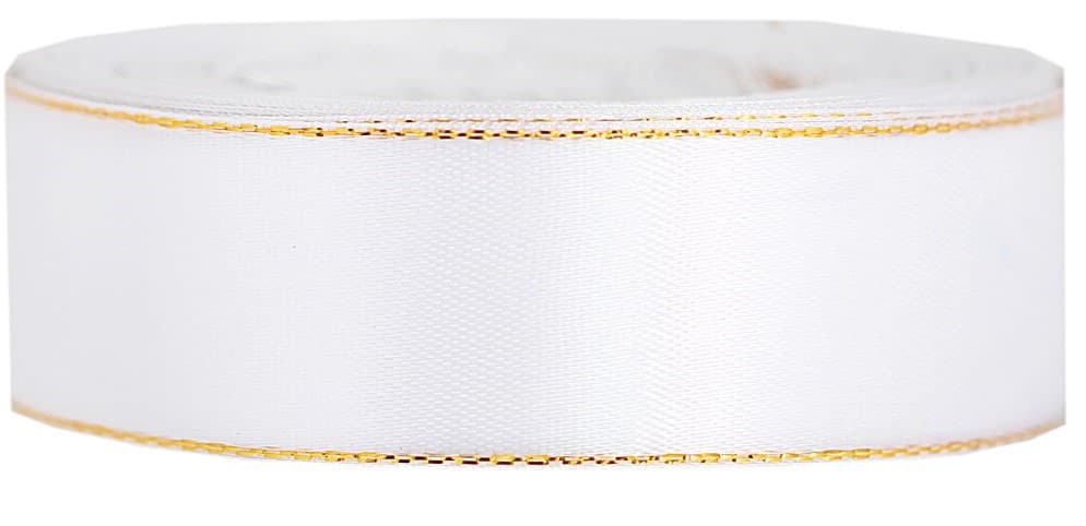 Wstążka satynowa ZP 15mm/27mb biała