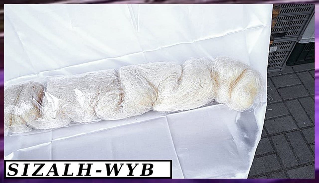 Sizal duże opakowanie KISZKA ok.320gram, wybielany