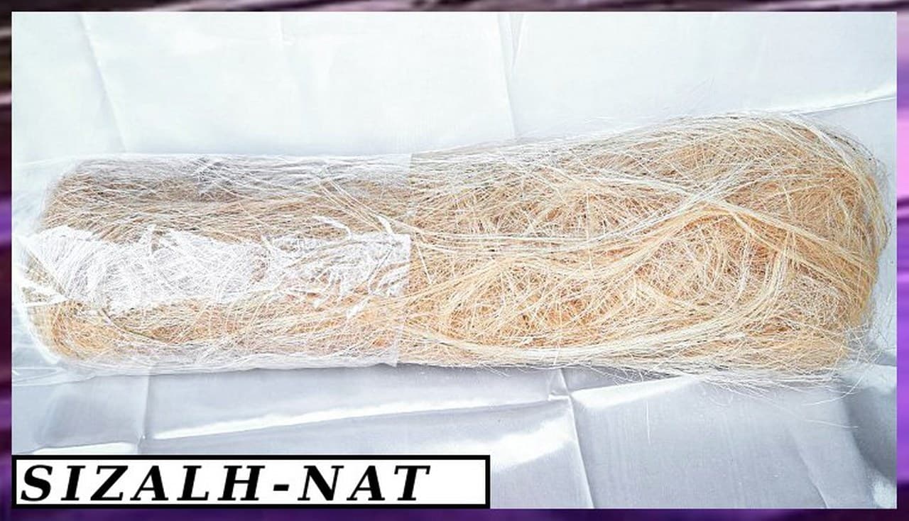 Sizal duże opakowanie KISZKA ok.320gram, naturalny