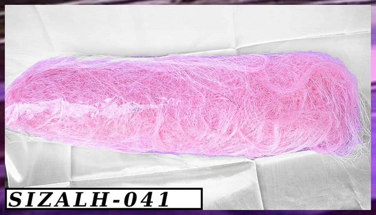 Sizal duże opakowanie KISZKA ok.320gram, jasny róż