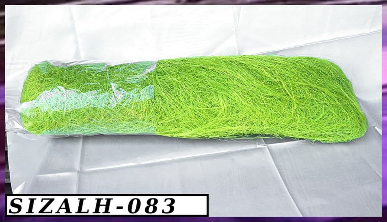 Sizal duże opakowanie KISZKA ok.320gram, seledyn