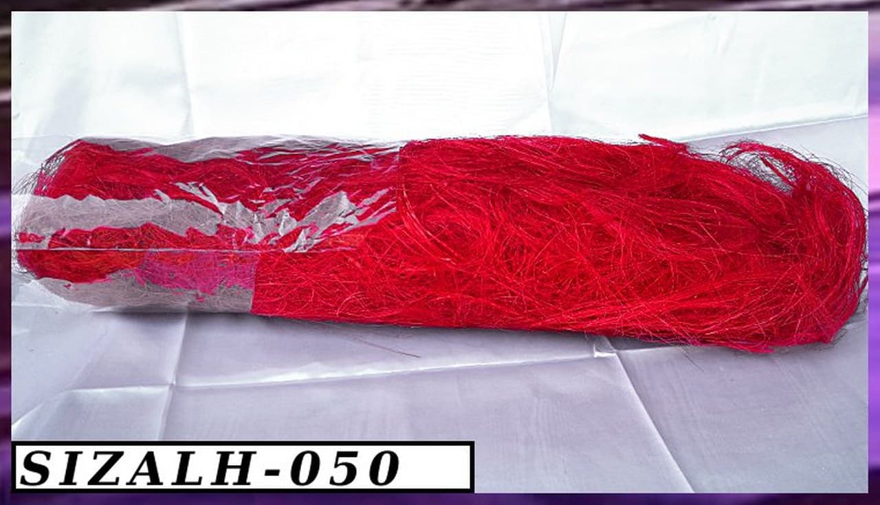 Sizal duże opakowanie KISZKA ok.320gram, czerwony