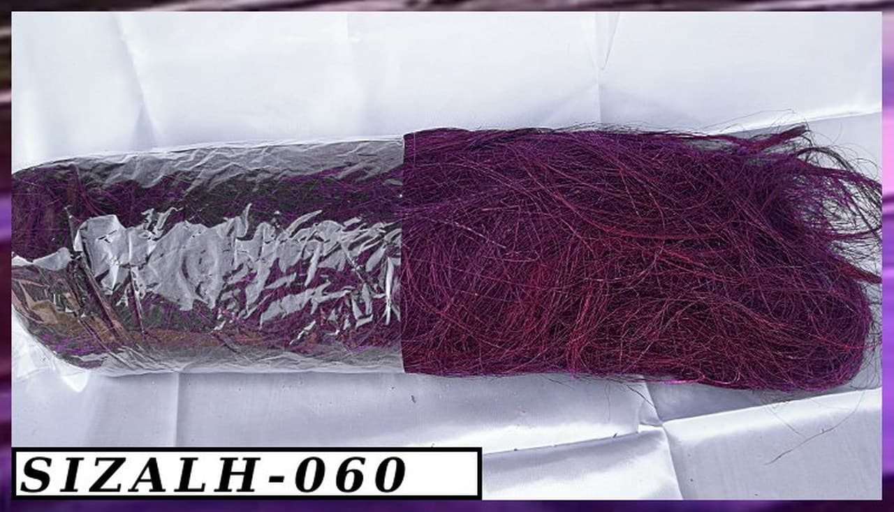 Sizal duże opakowanie KISZKA ok.320gram, bordowy