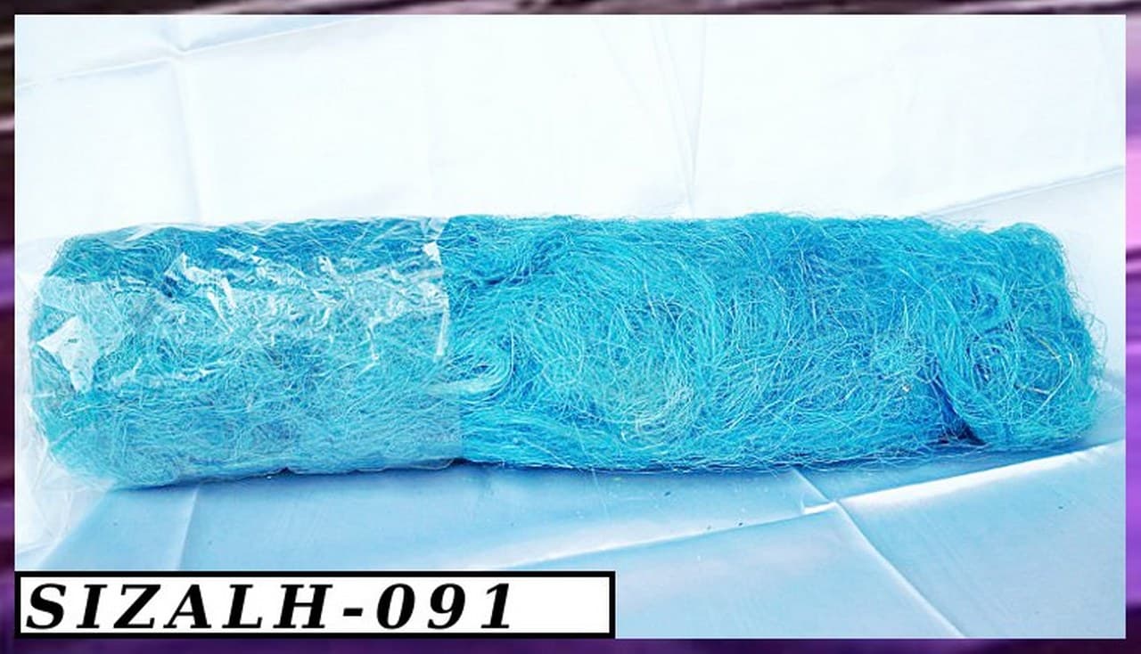 Sizal duże opakowanie KISZKA ok.320gram, błękitny