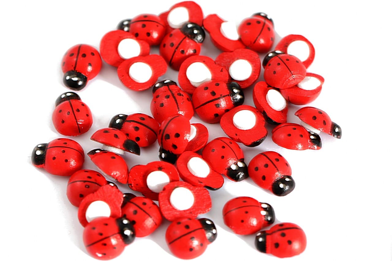 Przyklejki przyklejka biedronka 10x15mm/36 szt 