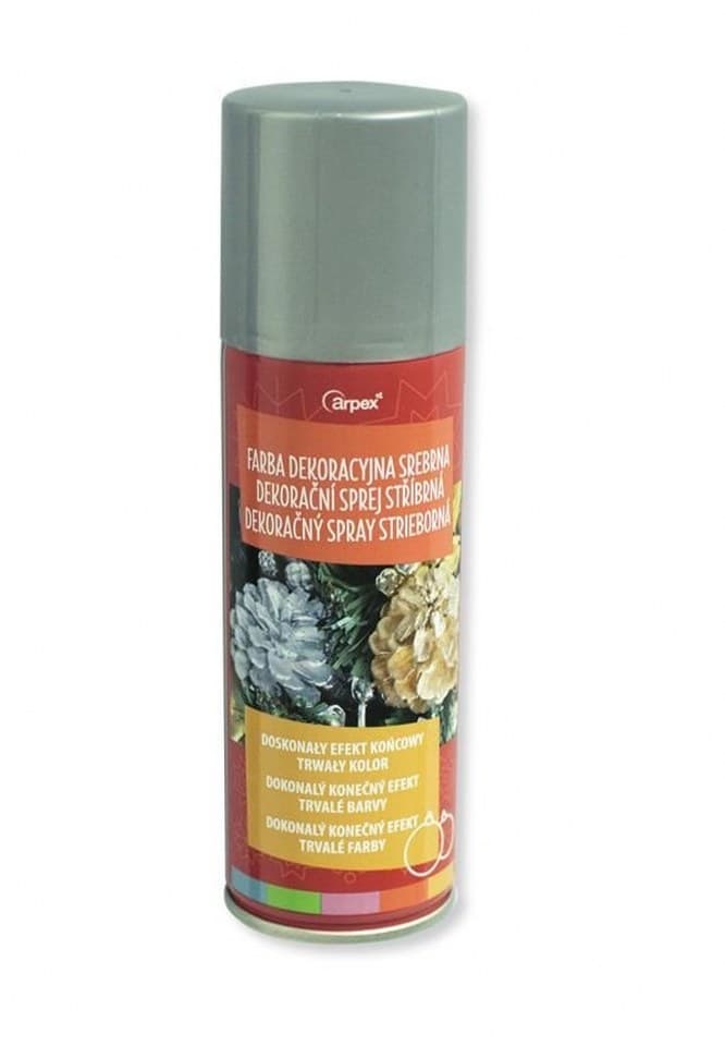 Brokat w sprayu, poj. 100 ml, srebrny