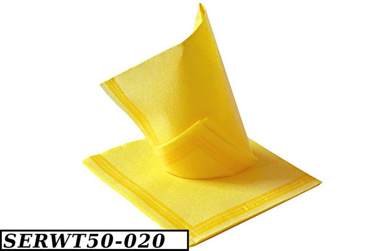 Serwetki Tendance, 50szt, 38x38 żółte