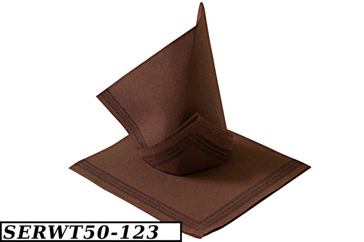 Serwetki Tendance, 50szt, 38x38 czekoladowe