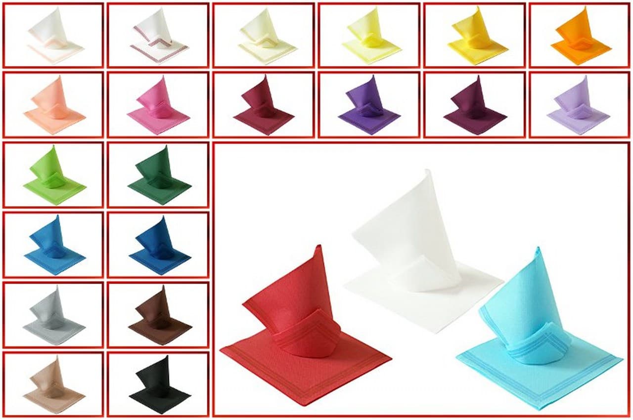 Serwetki Tendance, 50szt, 38x38 czarne