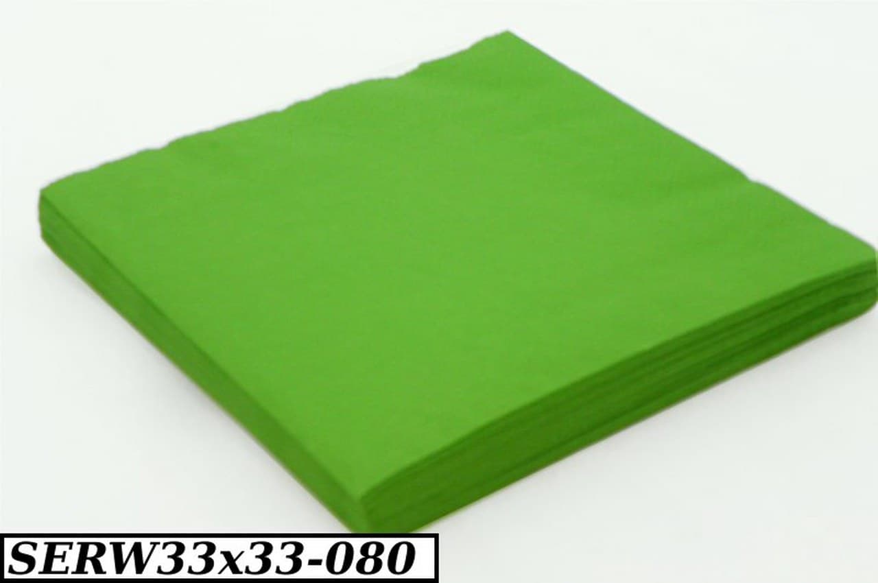 Serwetki Trójwarstwowe, 20szt, 33x33 zielone