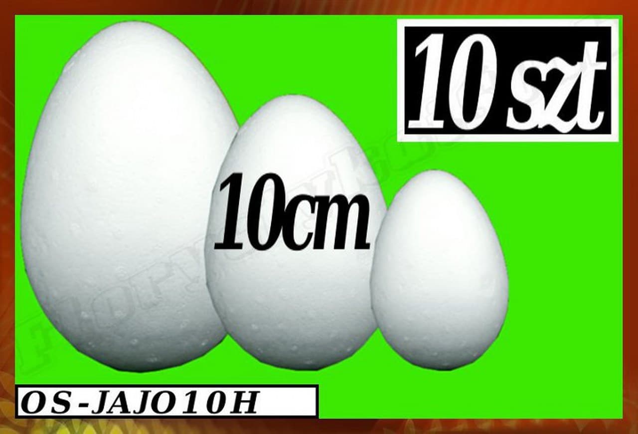 Jajka Styropianowe wys. 10cm/10szt.