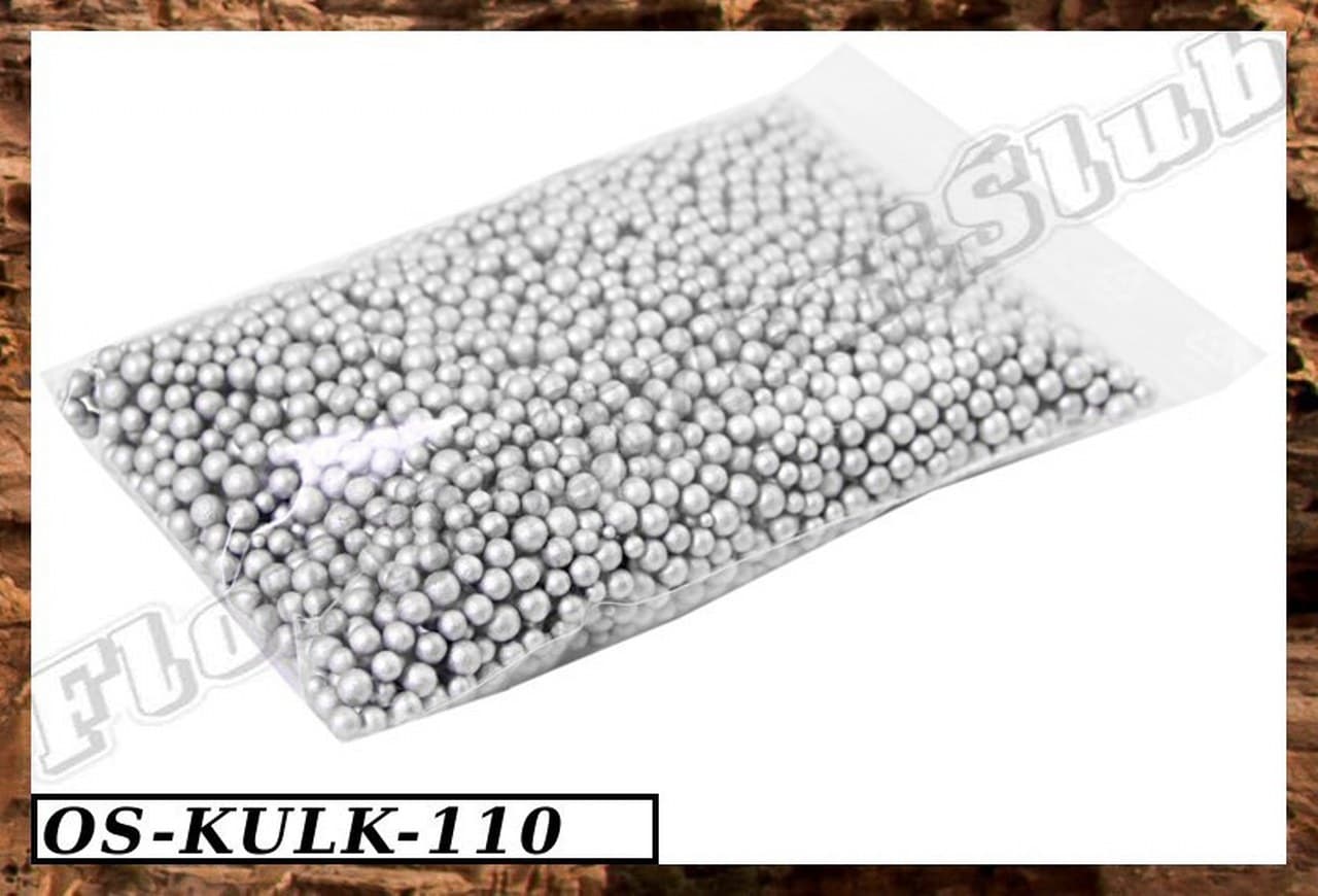 Perłowe kulki styropianowe, 5mm, 0,5l, srebrne