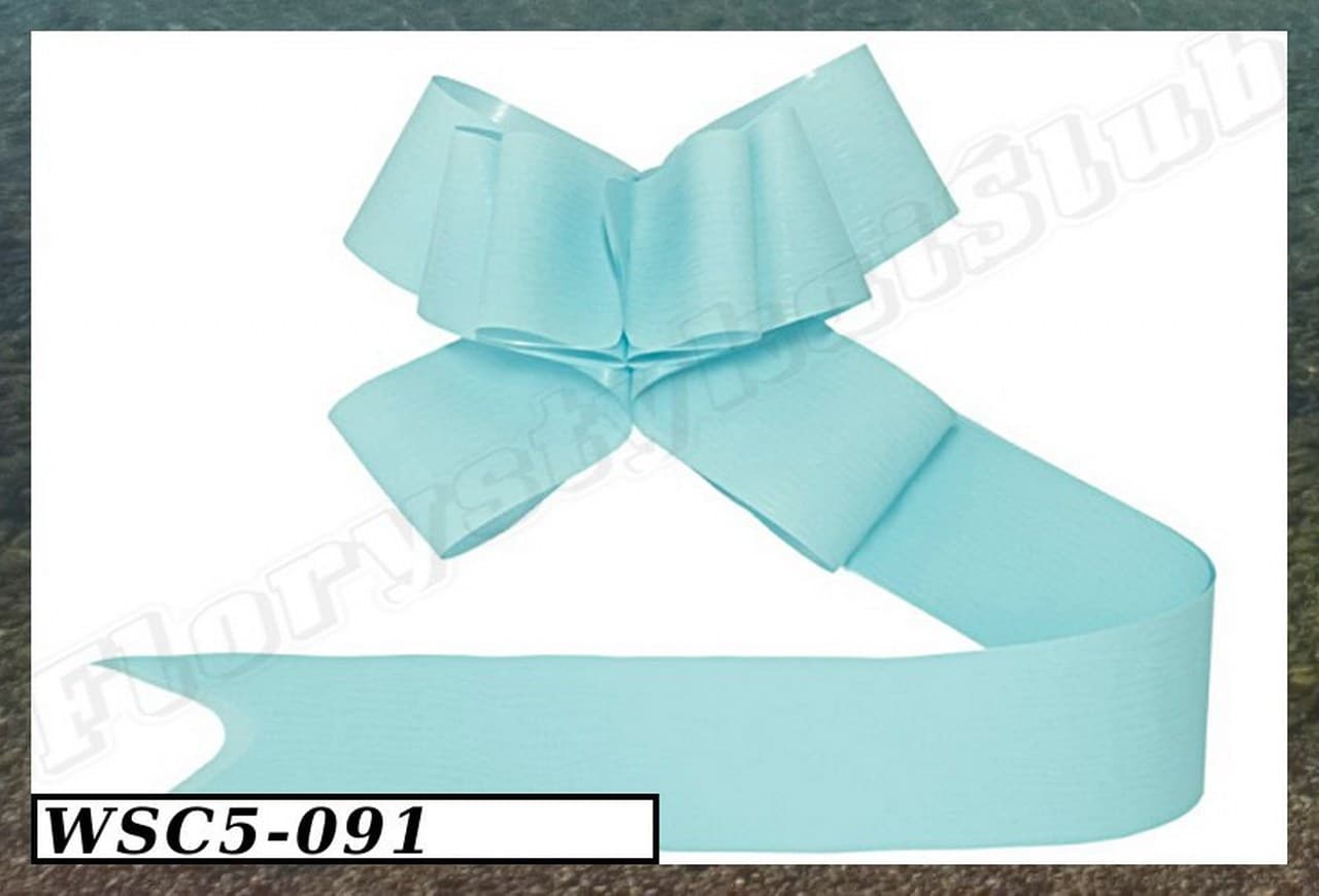Wstążka Ściągana 5cm/10szt, błękitna