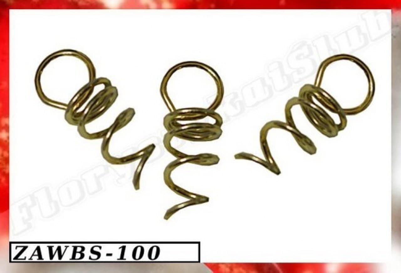 Zawieszki na bombki, jajka WKRĘCANE 5szt. złote