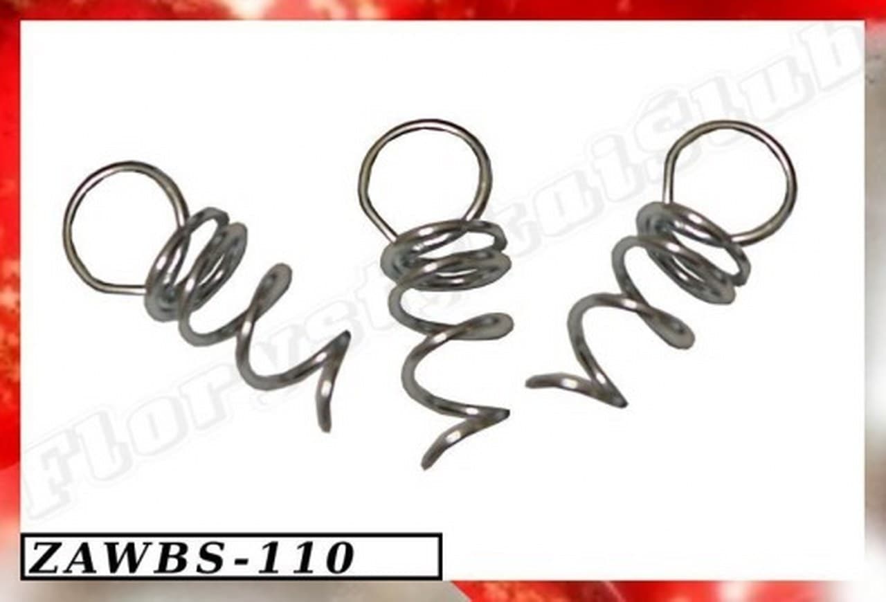 Zawieszki na bombki, jajka WKRĘCANE 5szt. srebrne