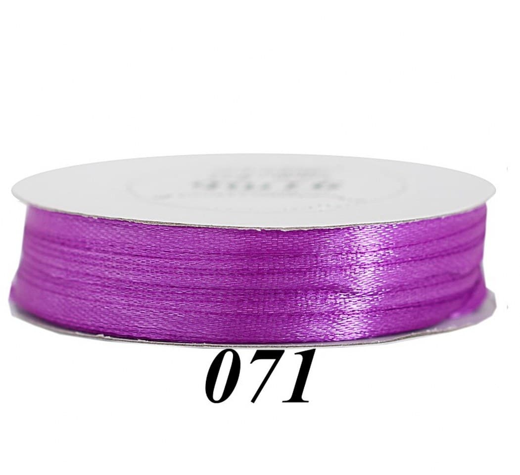 Wstążka satynowa 3mm/91mb, jasnofioletowa