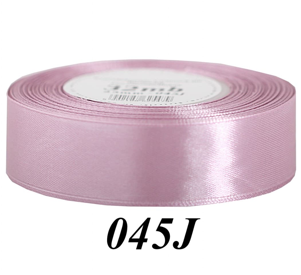 Wstążka satynowa 25mm/32mb, jasny brudny róż