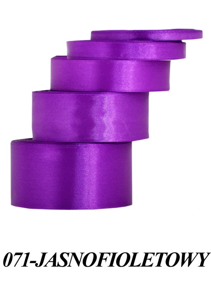 Wstążka satynowa 50mm/32mb, jasnofioletowa