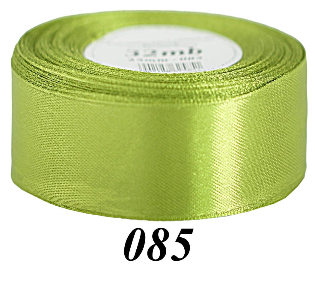 Wstążka satynowa 50mm/32mb, oliwkowa