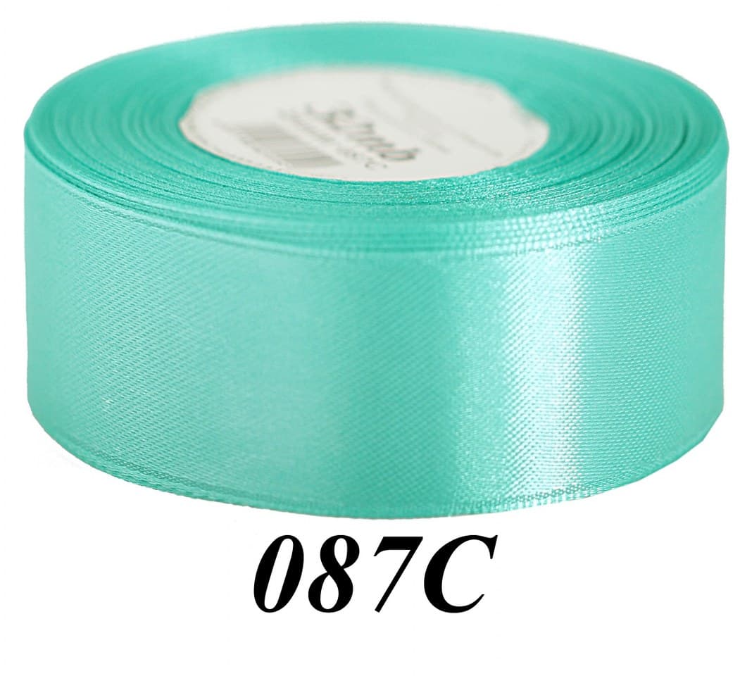 Wstążka satynowa 50mm/32mb, ciemnomiętowa
