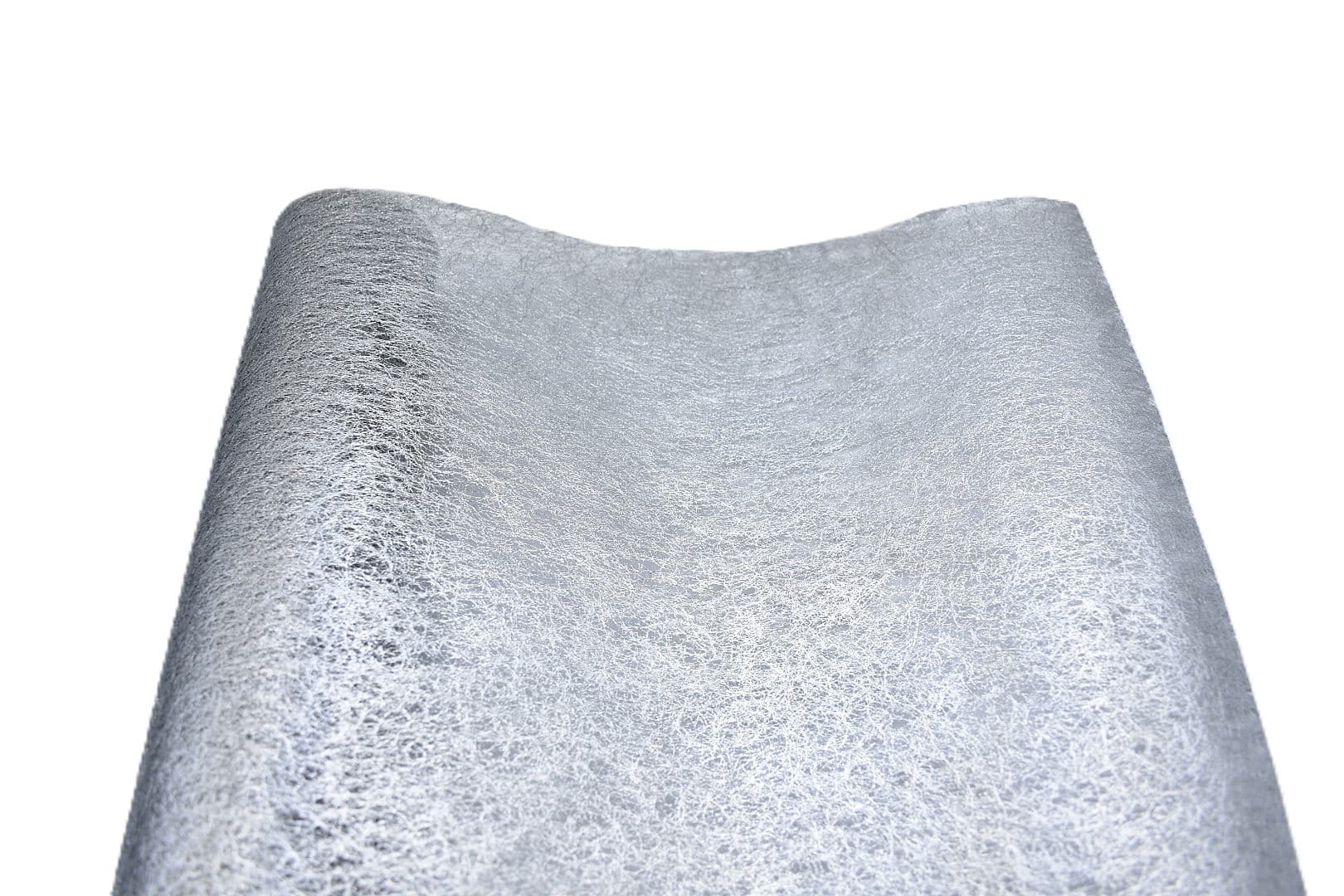 Flizelina metalizowana,  50cm/8mb, srebrna