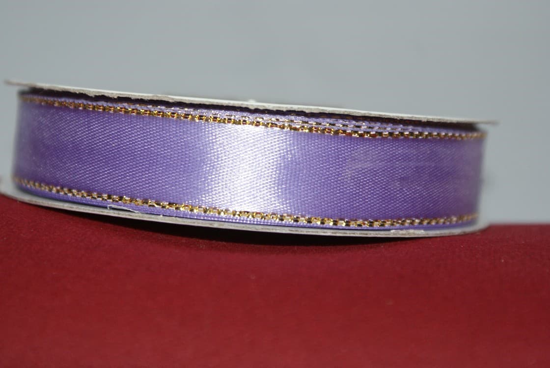 Wstążka satynowa ZP 15mm/27mb c.wrzosowa