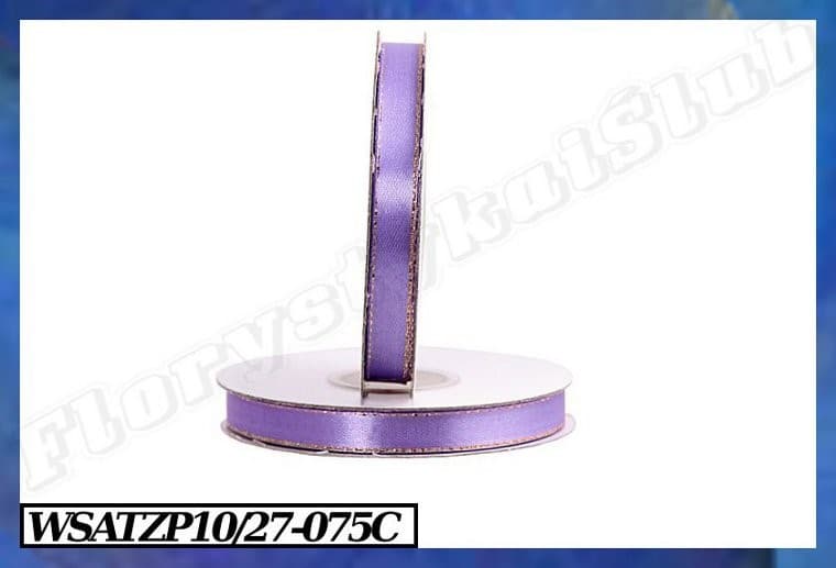 Wstążka satynowa ZP 10mm/27mb ciemnowrzosowa